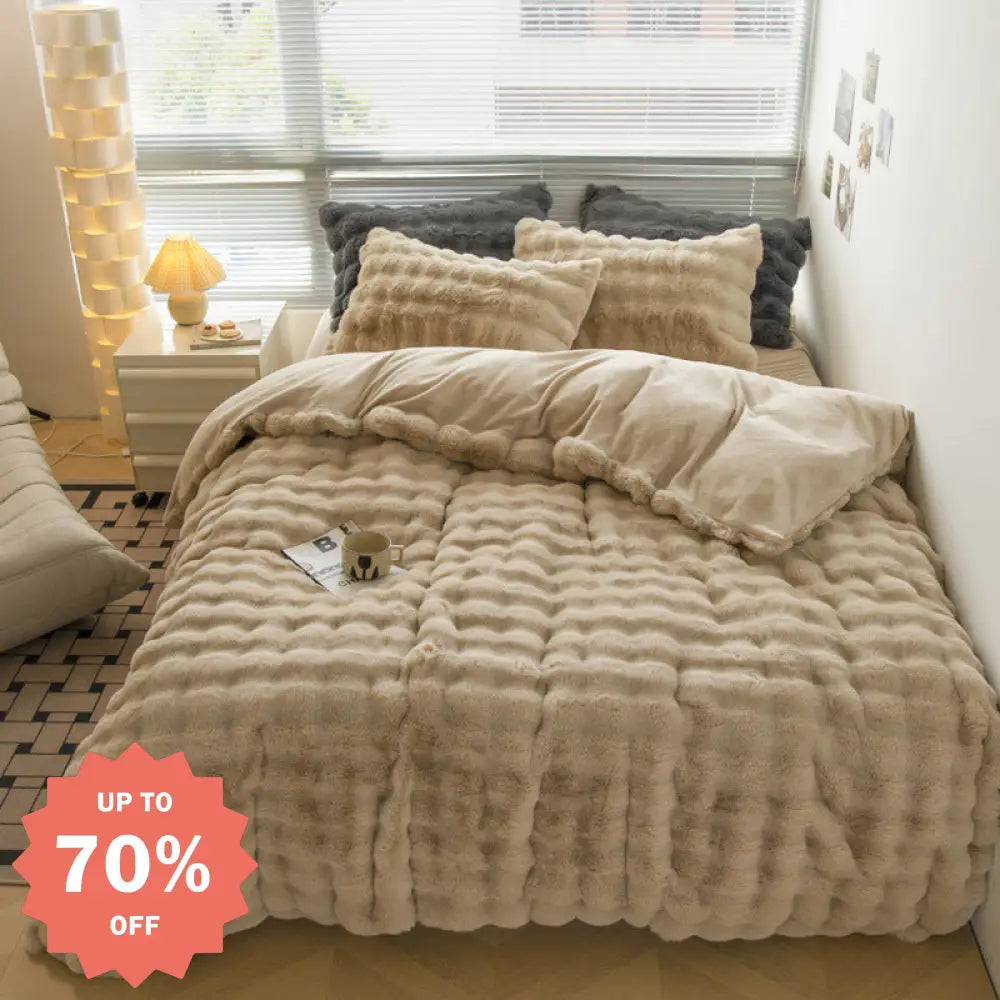 フリース 四点セット 厚手 フリース 布団カバー シーツ 冬用 ベビー