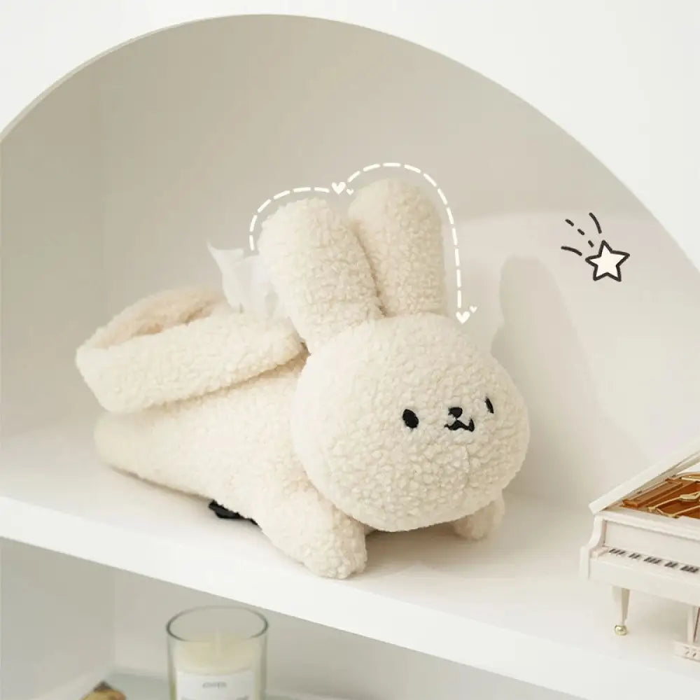 かわいい うさぎ ティッシュボックス リビング デスク デコレーション