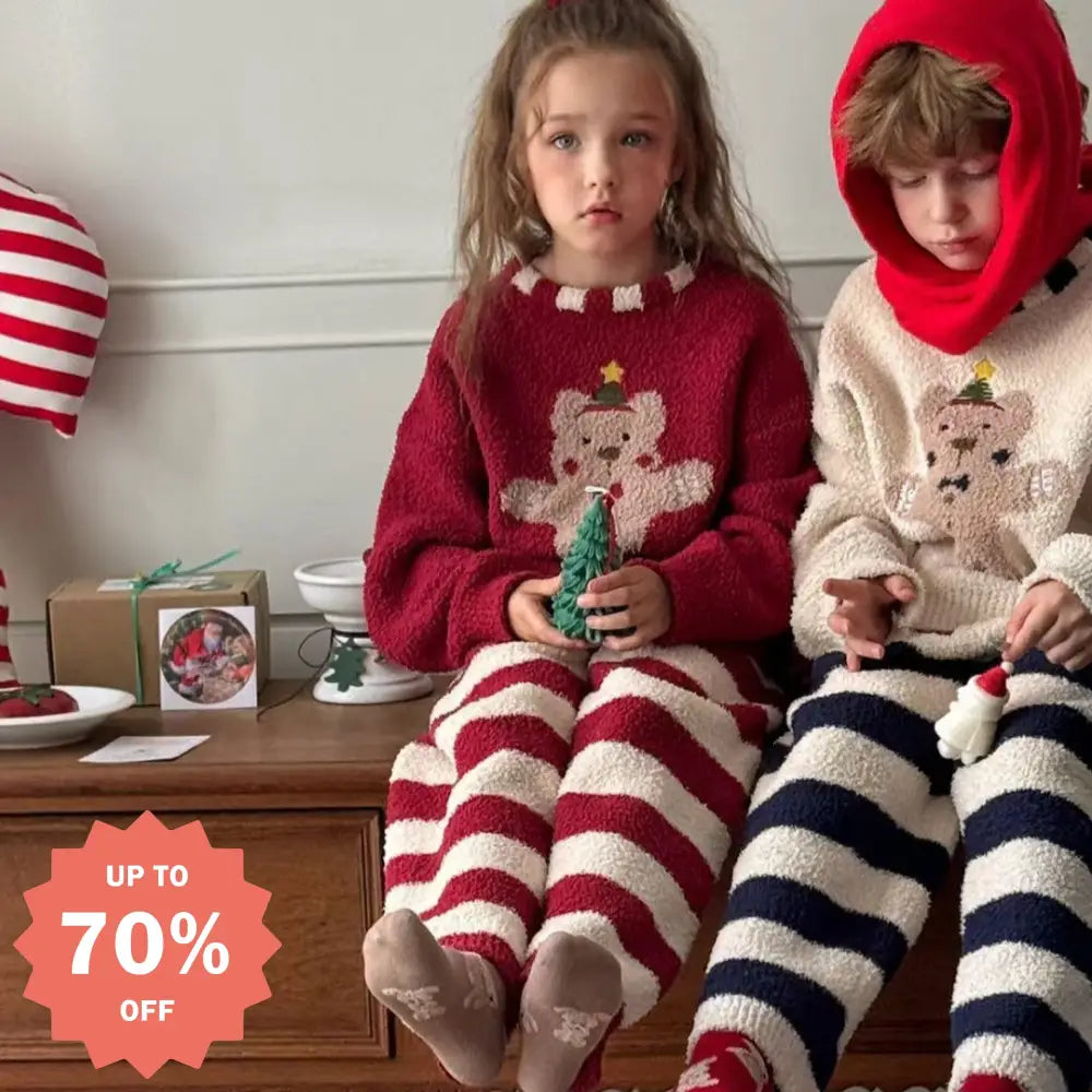 秋冬 キッズ 休闲 ゆったり 半分フリース ルームウェア