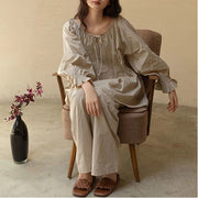 春秋 長袖 部屋着 寝間着 長ズボン プリンセス パジャマ レディース 新作 ゆったり 大きいサイズ ルームウェア 大人可愛い プレゼント ID4313