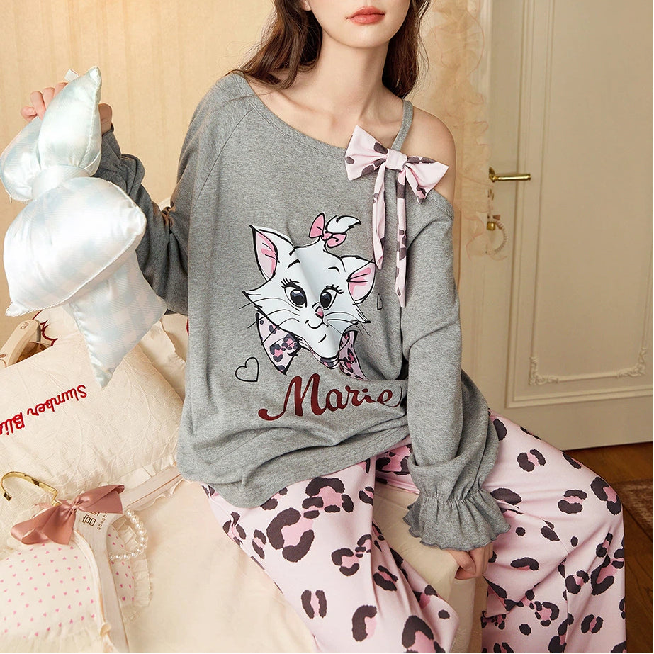 マイメロディルームウェア レディース リラックス 大人可愛い プレゼント パジャマ レディース 春秋 綿 長袖 ルームウェア ID4319