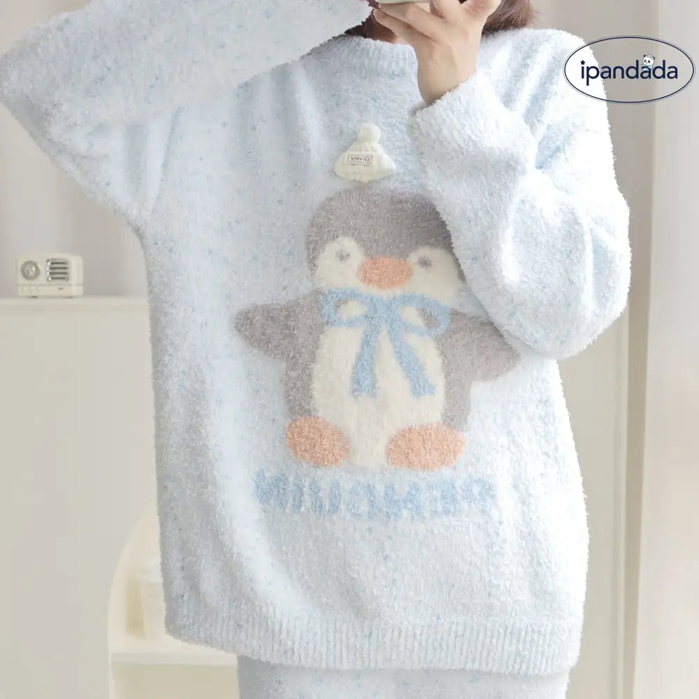 2点セット パジャマ レディース 毛绒 ルームウェア 可愛い 冬用 プレゼント クリスマスプレゼント クリスマスギフト 人気 サプライズ ギフト ID3608