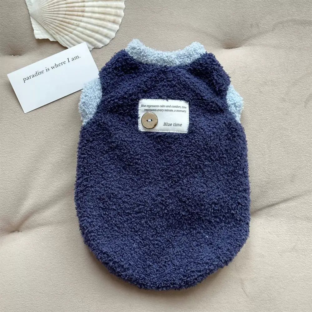 ID485 【2度目の再入荷！売れてます！】XS~4XL犬 犬服 春 犬の服 シニア 老犬 着せやすい 小型犬 大型犬 犬用 かわいい おしゃれ ペット服 ネイビー / XS ペット用品＞ウェア