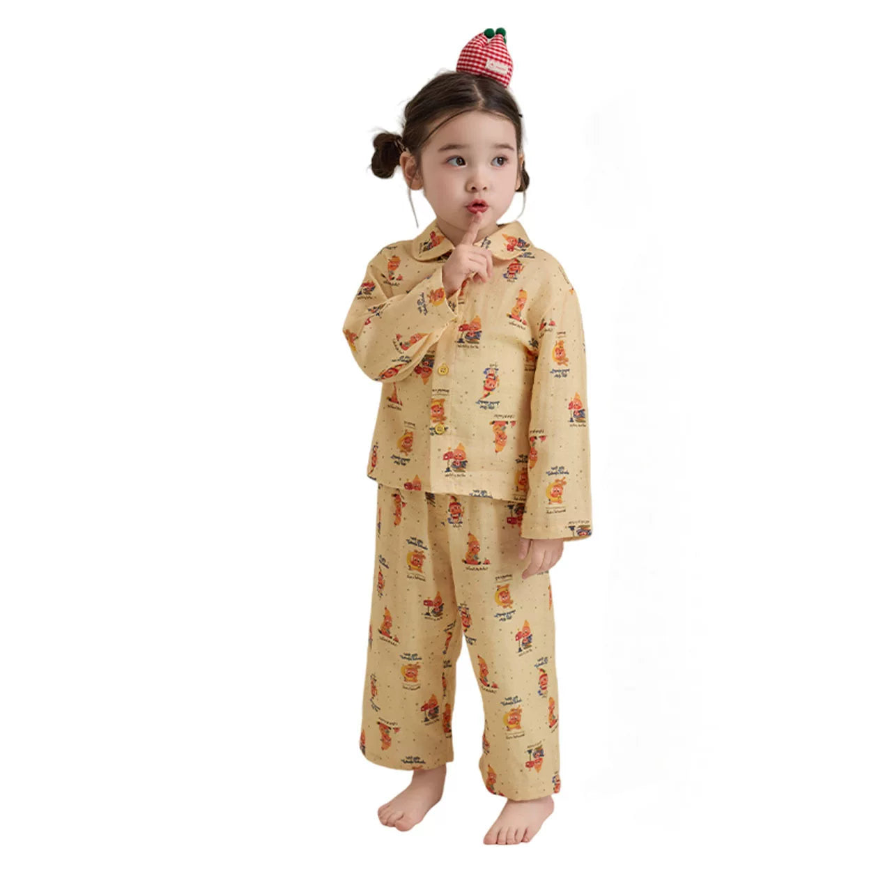 キッズ パジャマ 子供 ベビー 春夏 薄手 ガーゼ ソフト 肌触り 冷房対策 クール 空调服 インスタ映え Ins風 おしゃれ かわいい キャラクター 動物柄 カジュアル ルームウェア 部屋着 セットアップ 男の子 女の子 ギフト ID4239