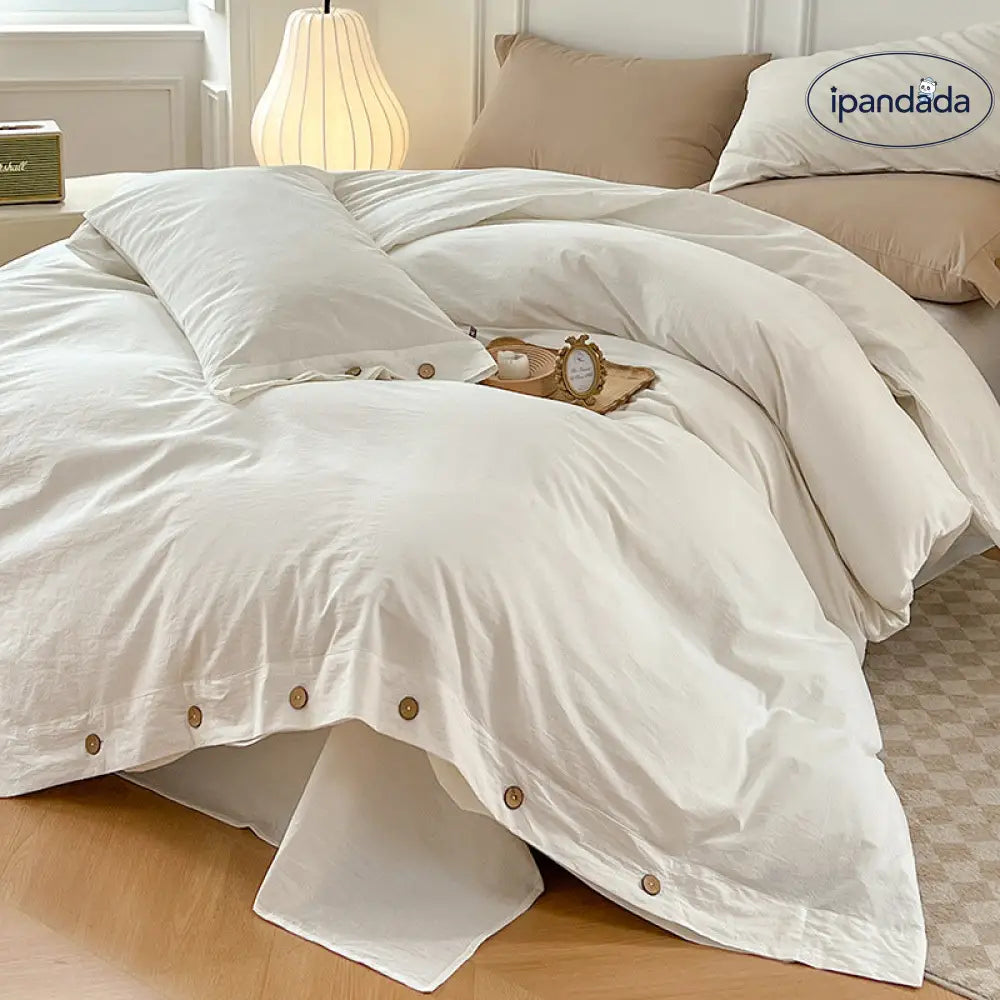 4点セット コットン シーツ 布団カバー 3点セット ベッド用品 ID3303