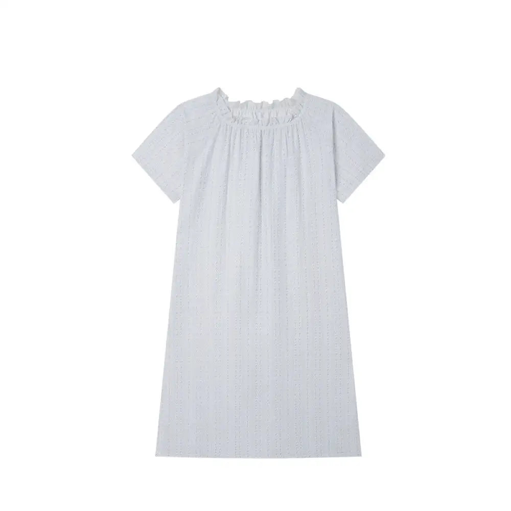 ID538 4色展開 レディース ルームワンピース パジャマ 半袖 ロング丈 花柄 プリント 丸首 マタニティ 授乳 入院 レディース＞ワンピース