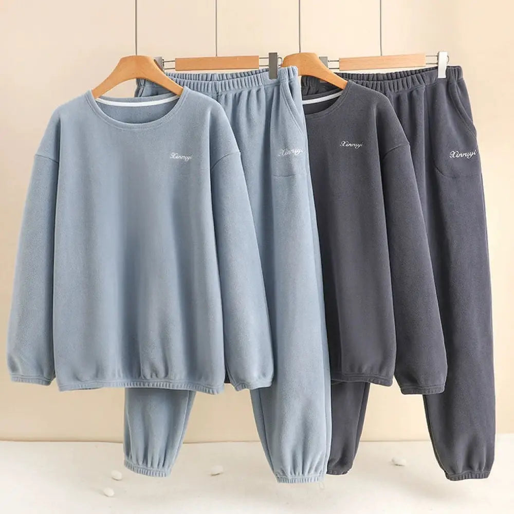 5color パジャマ メンズ 秋 冬 暖かい 厚手 上下セット 部屋着 快眠 ホームウェア セットアップ メンズ＞セットアップ