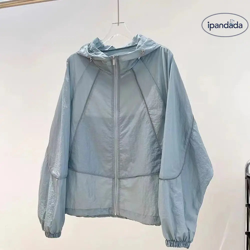 ID1349  5色展開 レディース UVカットジャケット 夏 超薄手 通気性抜群 ゆったりシルエット マルチシーン対応 エアコン対策 ウィンドブレーカー風 洗濯OK ポケット付き 新作 通販人気