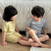 ID649 6色展開 パジャマ キッズ 半袖 夏 ルームウェア 寝巻 上下セット 女の子 男の子 綿 メンズ レディース 80cm 90cm 100cm 110cm 120cm 130cm 140cm 150cm 160cm 韓国 風