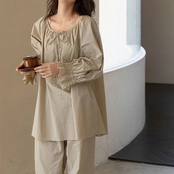 春秋 長袖 部屋着 寝間着 長ズボン プリンセス パジャマ レディース 新作 ゆったり 大きいサイズ ルームウェア 大人可愛い プレゼント ID4313