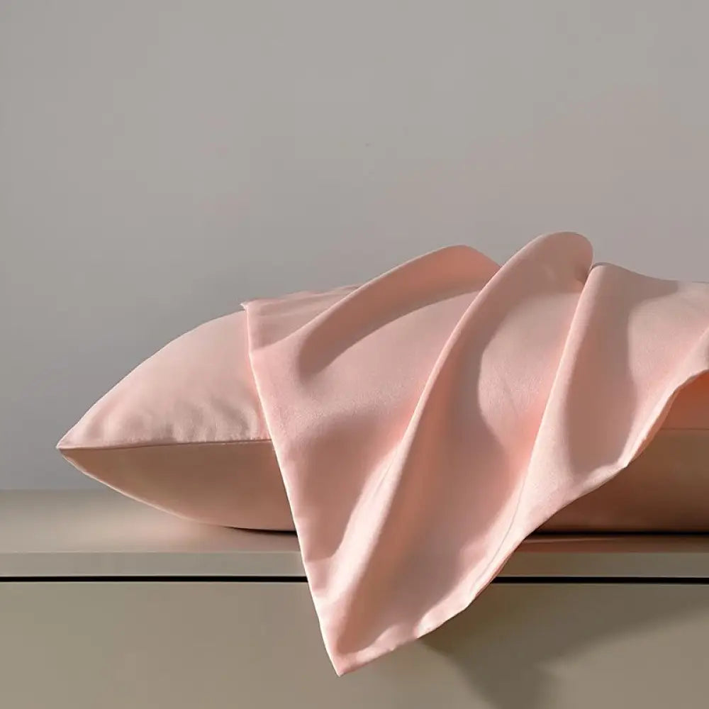 ID1461 9色展開 夏用 ひんやり シルク風 枕カバー シングル 洗える クール素材 快適 通気性 ホームウェア デザイン タイプ⑥ / 48X74cm 寝具>枕カバー