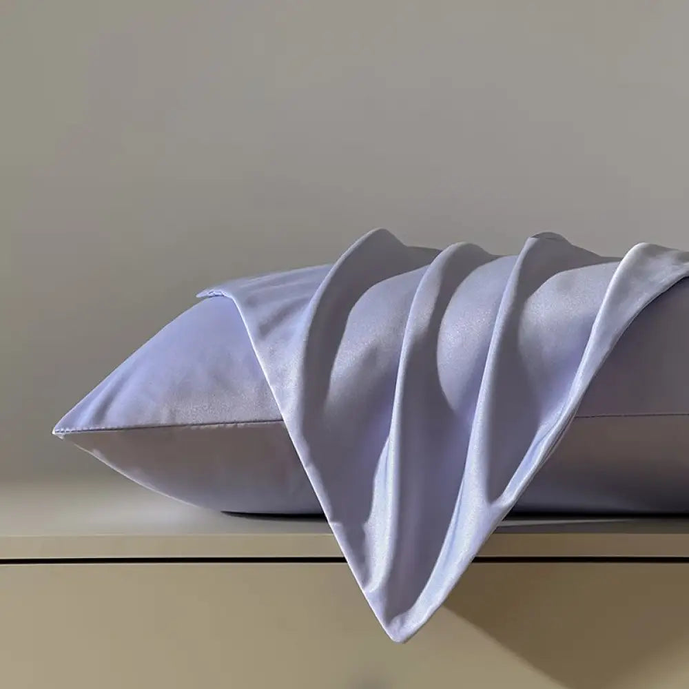 ID1461 9色展開 夏用 ひんやり シルク風 枕カバー シングル 洗える クール素材 快適 通気性 ホームウェア デザイン タイプ⑦ / 48X74cm 寝具>枕カバー