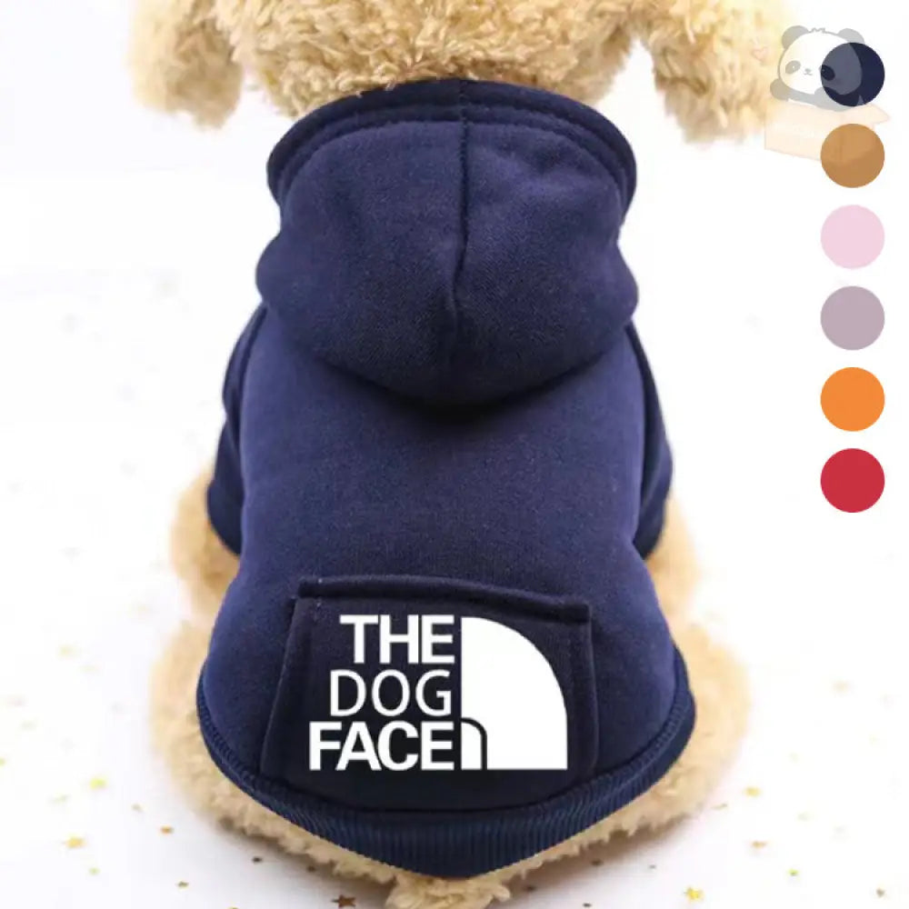 9色展開ドッグウェア 犬服 アディドッグ thedogface ペット服 小型犬 パーカー お散歩 オーバーオール ネイビー / XS（対応体重0.65-1.2KG） ペット用品＞ウェア