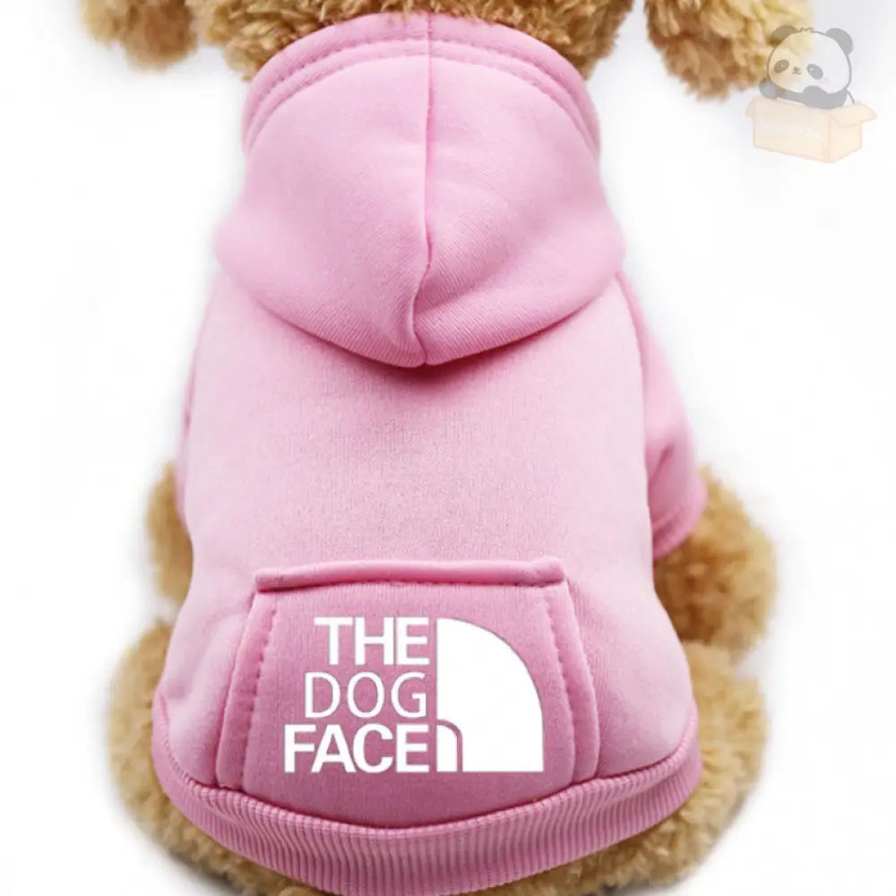 9色展開ドッグウェア 犬服 アディドッグ thedogface ペット服 小型犬 パーカー お散歩 オーバーオール ピンク / XS（対応体重0.65-1.2KG） ペット用品＞ウェア