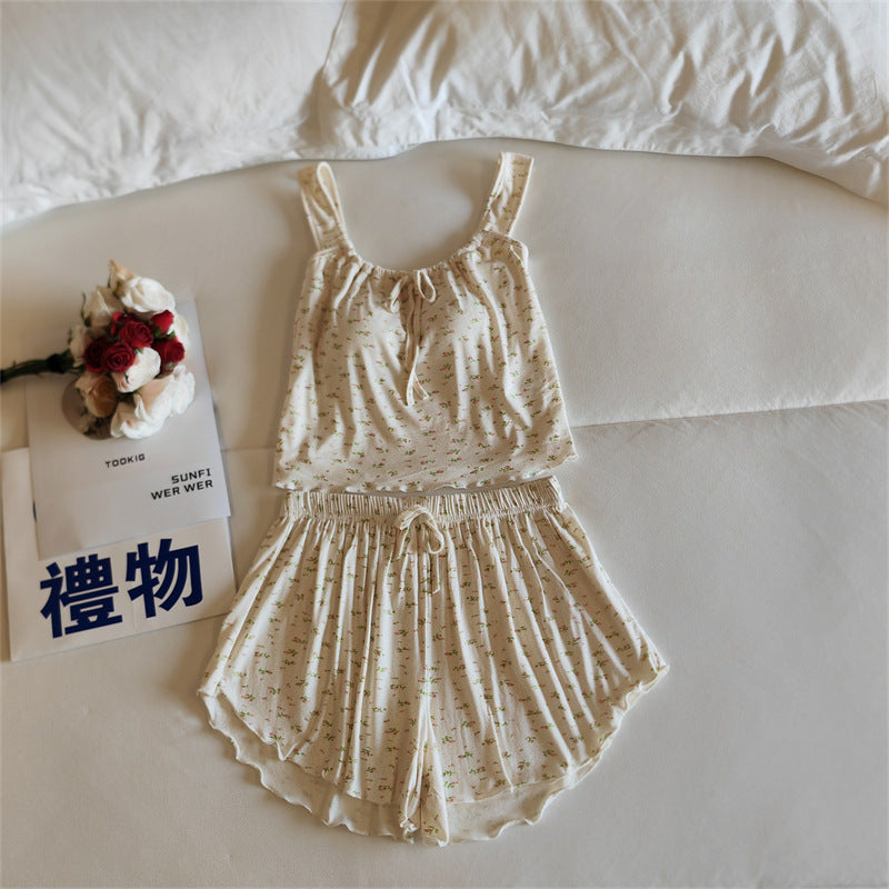 ID684 ナイトブラ 育乳ナイトブラ 多色展開 キャミソール パンツ セットアップ ルームウェア カップ付き 夏 キャミ 部屋着 ナイトブラ一体型 マタニティ パジャマ  寝間着 可愛い