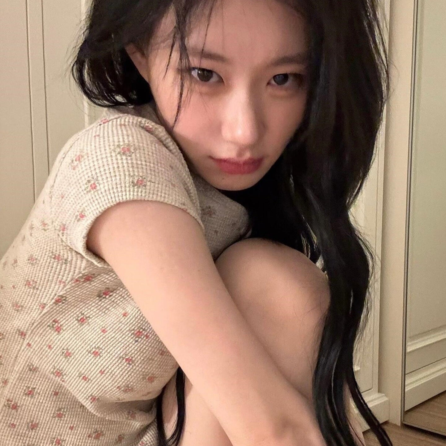 ID686 花柄パジャマ パジャマ上下 ITZY レディースパジャマ 夏 パジャマ 半袖 綿混 上下 セット 可愛い おしゃれ 部屋着 寝間着 ナイトウェア 吸水 速乾