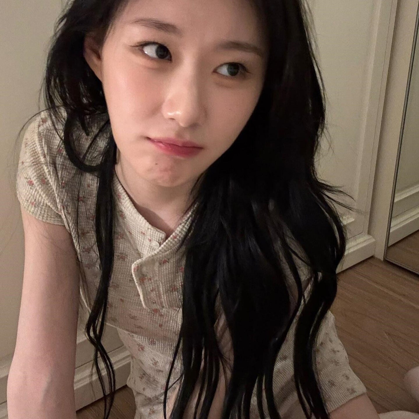 ID686 花柄パジャマ パジャマ上下 ITZY レディースパジャマ 夏 パジャマ 半袖 綿混 上下 セット 可愛い おしゃれ 部屋着 寝間着 ナイトウェア 吸水 速乾