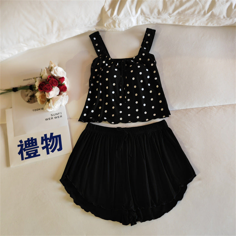 ID684 ナイトブラ 育乳ナイトブラ 多色展開 キャミソール パンツ セットアップ ルームウェア カップ付き 夏 キャミ 部屋着 ナイトブラ一体型 マタニティ パジャマ  寝間着 可愛い