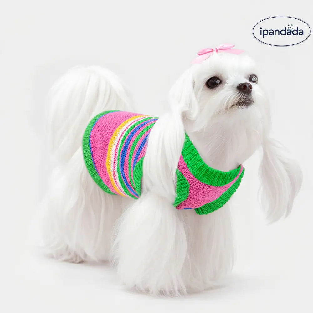 保温 ニット セーター ペットウェア ウエストハイランド ホワイトテリア ビション フリーゼ テディ ヨークシャーテリア ベスト ID4143