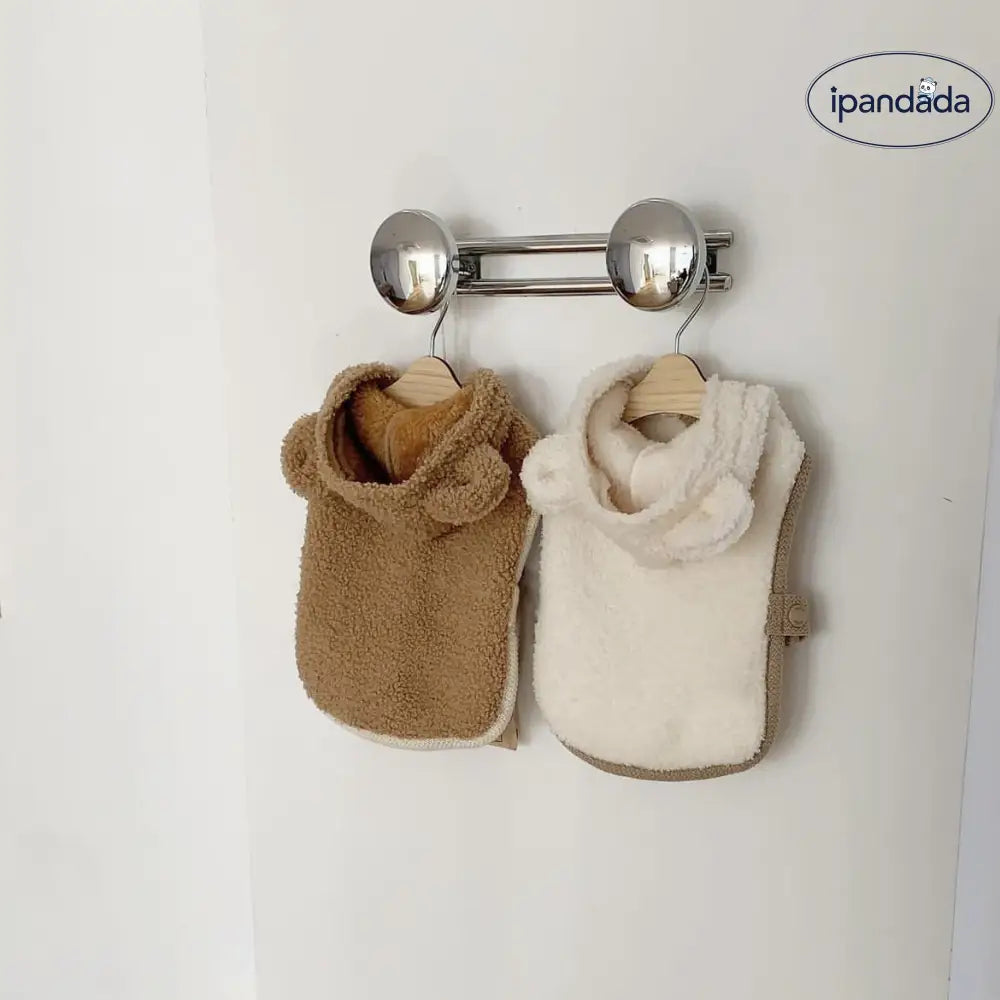 保温 ペットウェア ケープ ショール 中小型犬 猫 テディ 秋冬用 厚手 厚手生地 ニットウェア 暖かいベスト もこもこベスト 可愛い ID3056