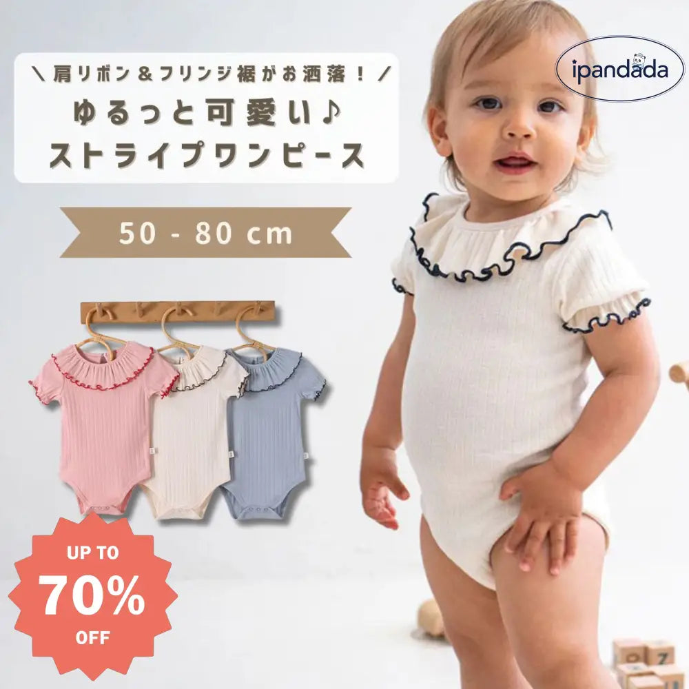 ID1742 ベビー服 ロンパース 半袖 丸襟 男の子 女の子 ベビー春 夏 秋 春服 夏服 秋服 ボンネット カバーオール 子ども 子供 新生児 赤ちゃん  おしゃれ かわいい 出産祝い 韓国 韓国ベビー服 綿 コットン 綿100% 50 60 70 80