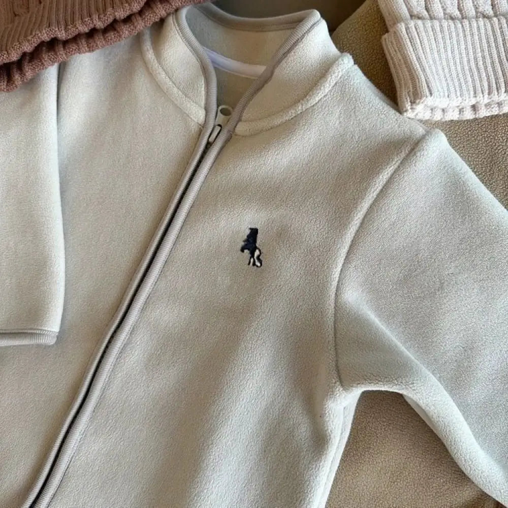 ベビー ロンパース 裏起毛 フリース 秋冬 あったか 前開き 新生児 赤ちゃん 冬用 プレゼント クリスマスプレゼント クリスマスギフト 人気 ギフト ID3610