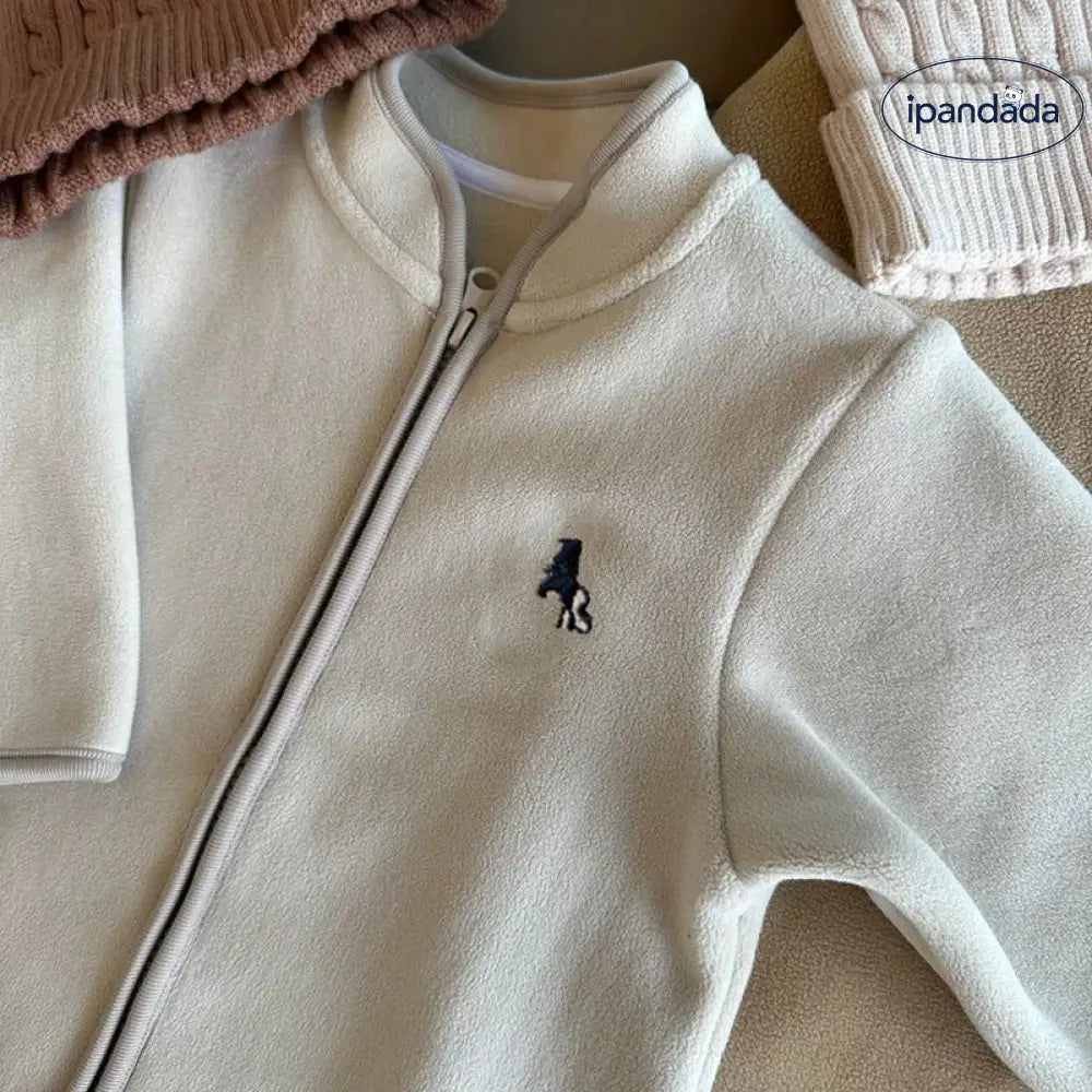 ベビー ロンパース 裏起毛 フリース 秋冬 あったか 前開き 新生児 赤ちゃん 冬用 プレゼント クリスマスプレゼント クリスマスギフト 人気 ギフト ID3610