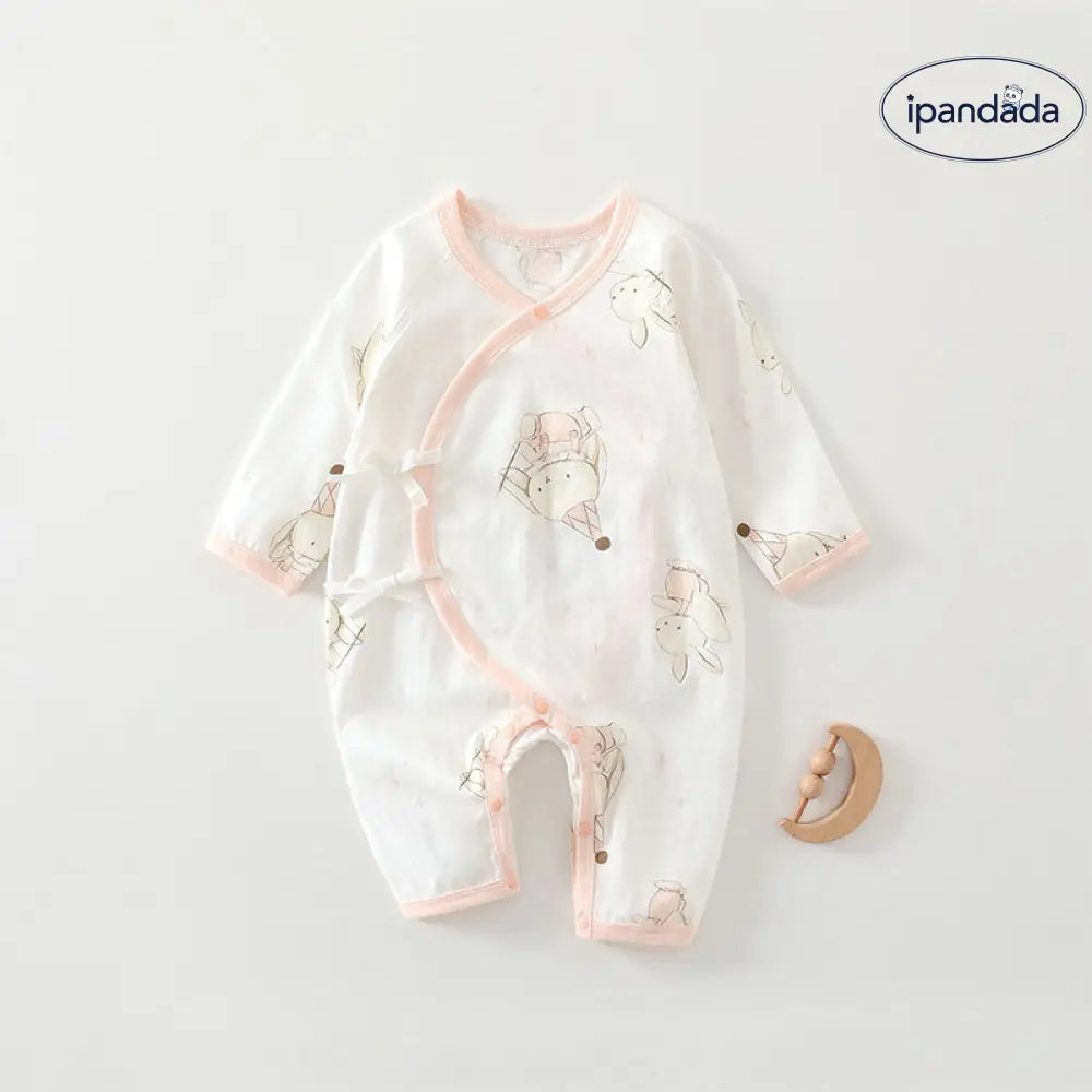 ID652 ベビー 子供 赤ちゃん 寝冷えパジャマ 10色展開 温活 キッズ お部屋着 夏 赤ちゃん 保育園 男の子 女の子 コットン タイプ① / 52cm ベビー＆キッズ＞ベビー