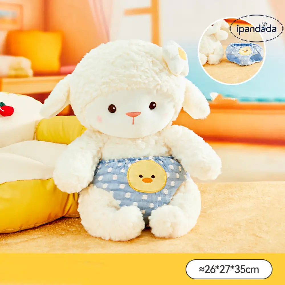 ID1462 ベッツィ羊さん ぬいぐるみ 誕生日プレゼント 女の子 抱き寝用 安心感 毛足ふわふわ アレルギー対策  癒しグッズ