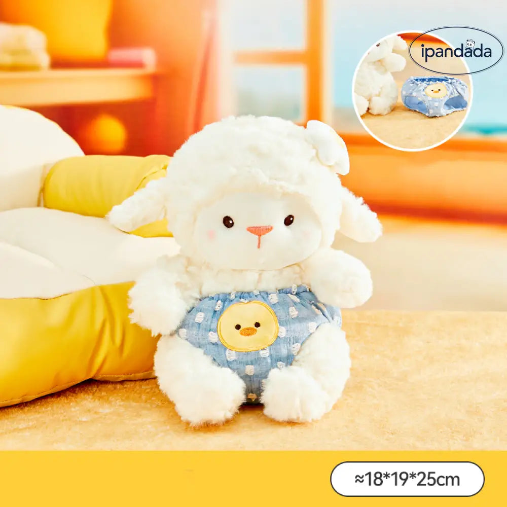 ID1462 ベッツィ羊さん ぬいぐるみ 誕生日プレゼント 女の子 抱き寝用 安心感 毛足ふわふわ アレルギー対策  癒しグッズ