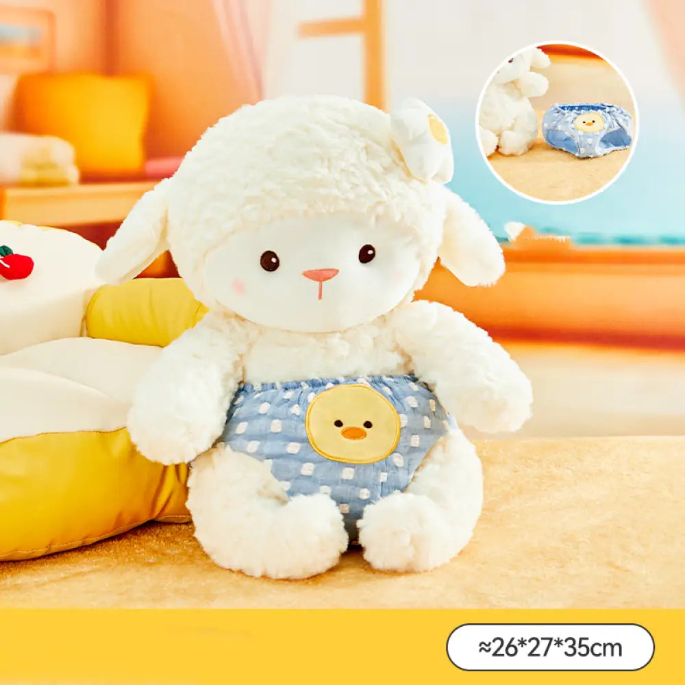 ID1462 ベッツィ羊さん ぬいぐるみ 誕生日プレゼント 女の子 抱き寝用 安心感 毛足ふわふわ アレルギー対策 癒しグッズ S インテリア雑貨＞ぬいぐるみ