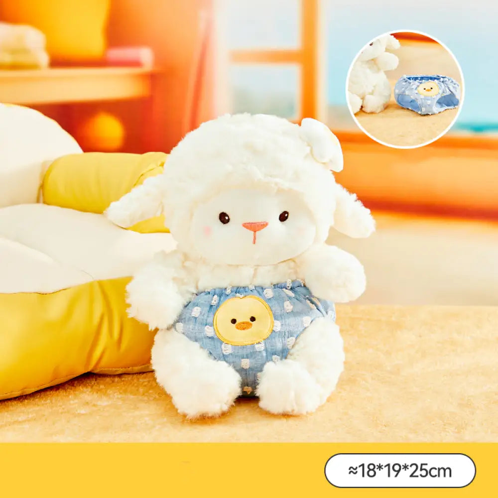 ID1462 ベッツィ羊さん ぬいぐるみ 誕生日プレゼント 女の子 抱き寝用 安心感 毛足ふわふわ アレルギー対策 癒しグッズ S インテリア雑貨＞ぬいぐるみ