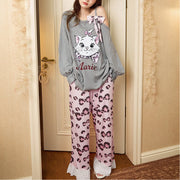 マイメロディルームウェア レディース リラックス 大人可愛い プレゼント パジャマ レディース 春秋 綿 長袖 ルームウェア ID4319