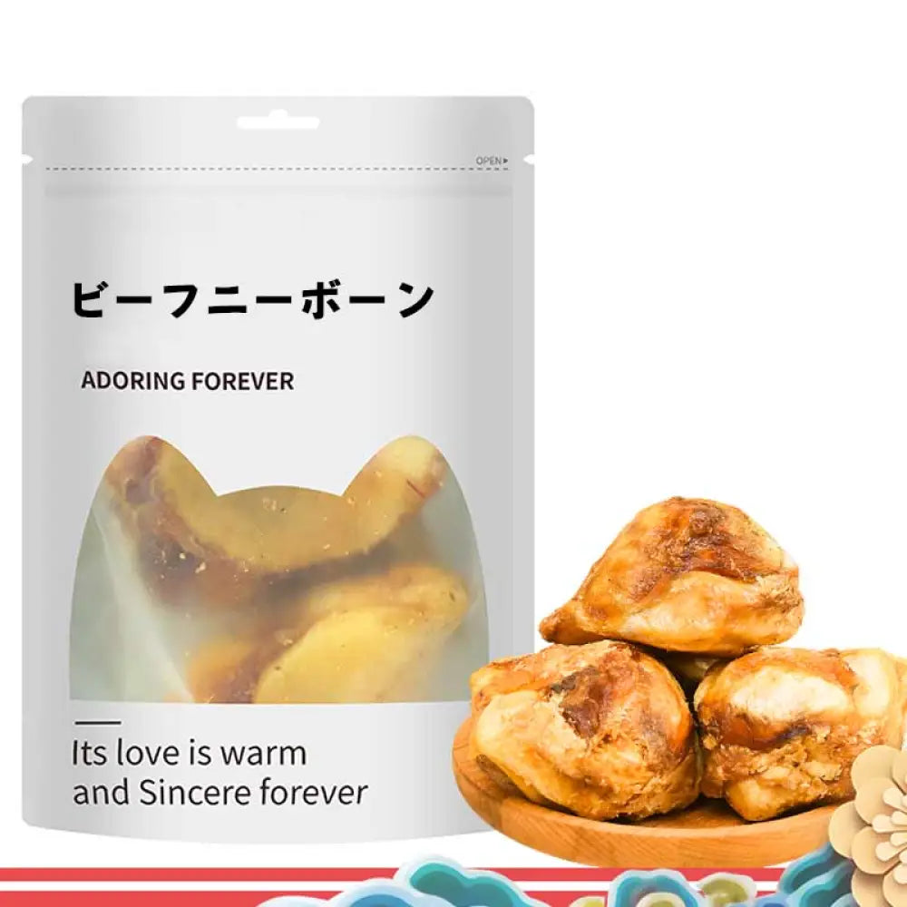 ビーフニーボーン 犬用おやつ 歯磨きガム ビション コーギー 小型犬 子犬 ペット用 長持ち 噛むおもちゃ 天然骨 無添加 消化安全 栄養補給 ストレス解消 歯垢除去 おやつ ご褒美 丈夫 耐久性 高たんぱく カルシウム豊富