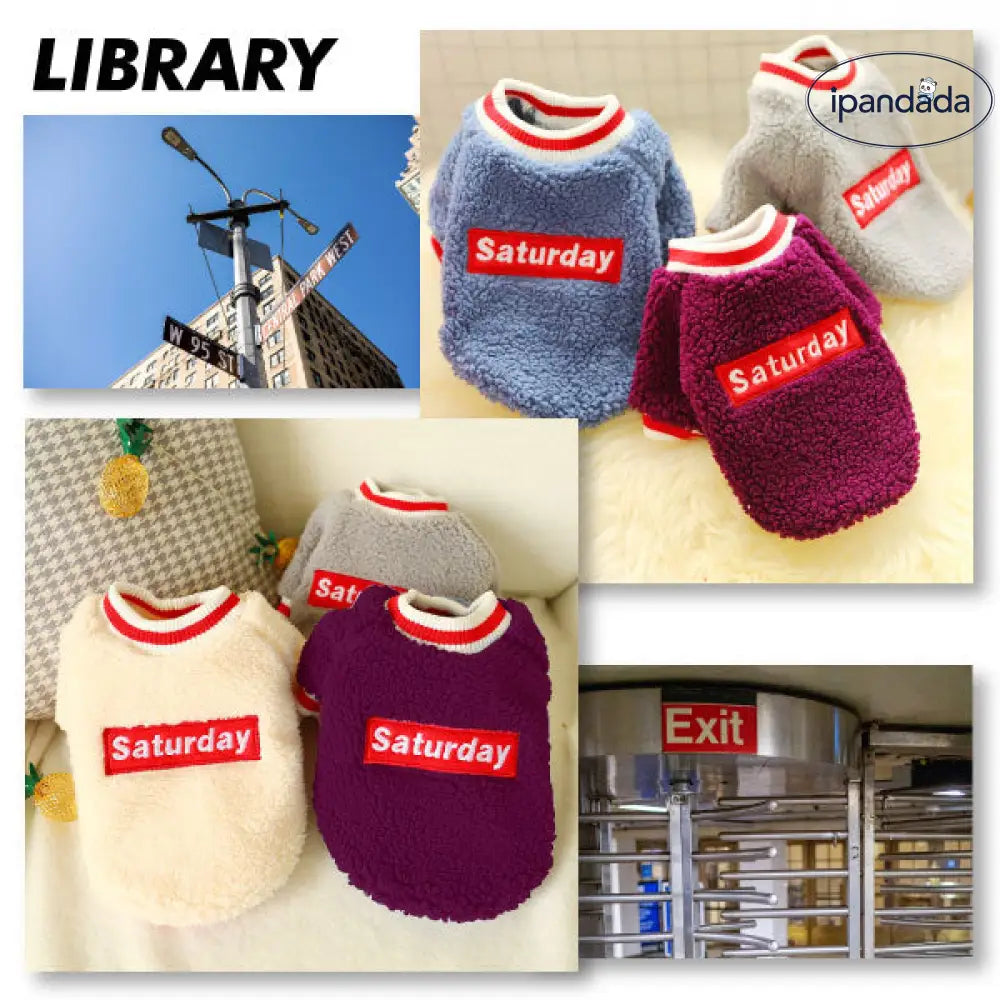 ボア起毛トレーナー 犬 服 ペットウエア 防寒 あったか ボックスロゴドックウエア パロディ 散歩 秋 冬 小型犬 ボア 犬 秋服 冬服 犬服 ワンちゃん服 かわいい 可愛い 室内犬 室外 犬の服 あったかい XS S M L XL ID2548