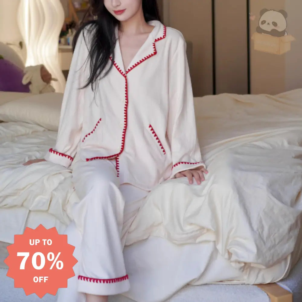 BPと同じ j*nnie パジャマ レディース ルームウェア コットン 部屋着 上下セット 秋 冬 春 前開き シンプル 長袖 可愛い レディース＞セットアップ