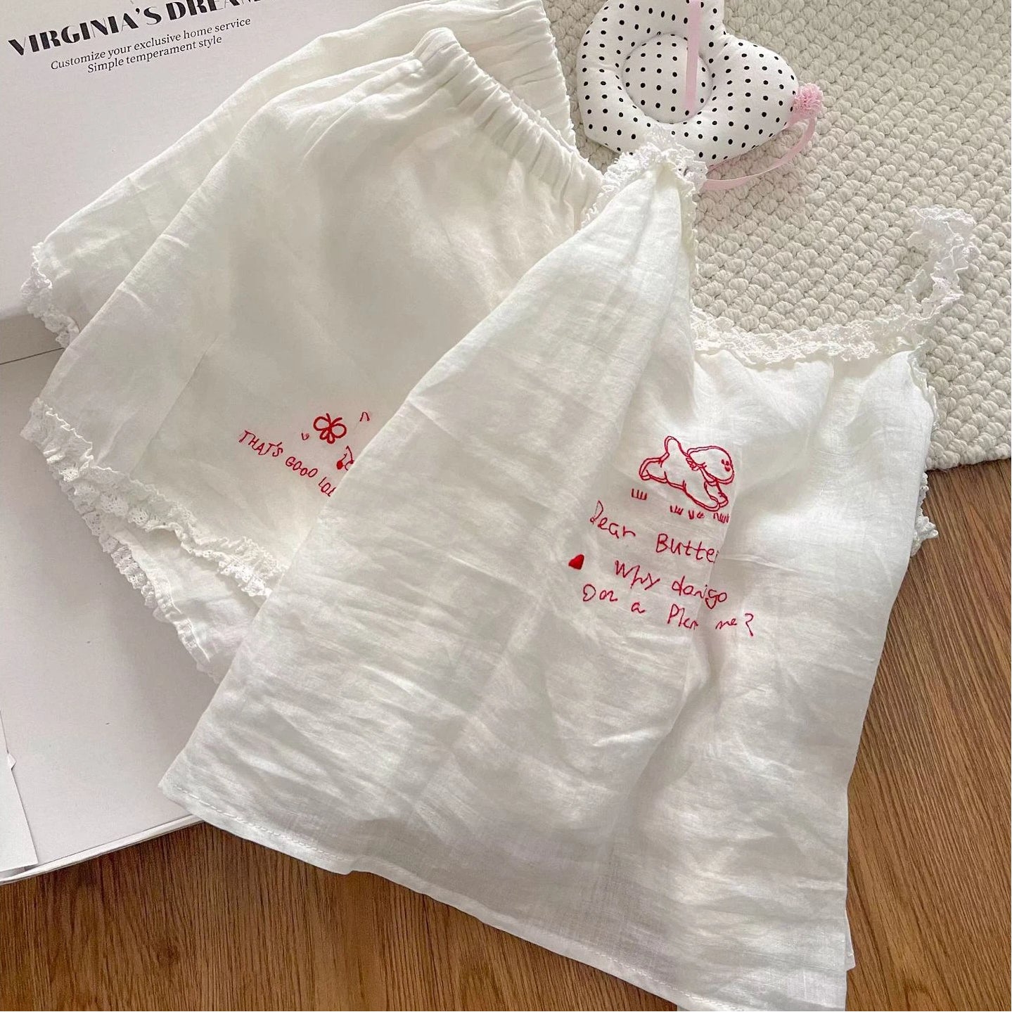 レディース パジャマ 夏 ブラパッド付き キャミソール ショートパンツ セット かわいい ルームウェア 部屋着 柔らかい 快適 ゆったり ID4719