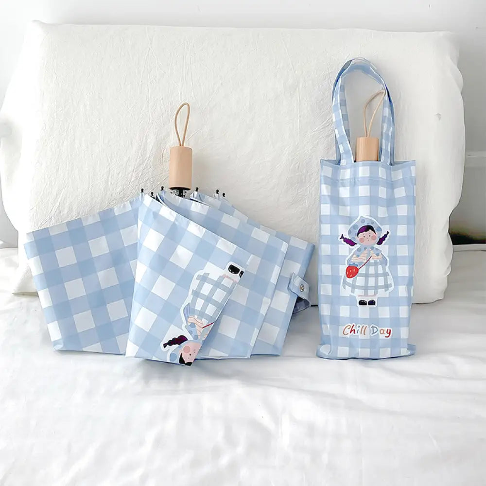 ID1728 超軽量 オート開閉 晴雨兼用 ミニ傘 小学生～大人用 ポケットイン 紫外線99% カット UPF50 + かわいい 耐風設計 収納袋付き ホワイト インテリア雑貨>ファッション雑貨