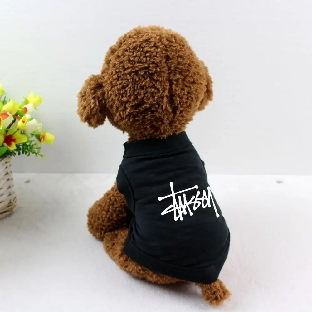 犬用 ベスト ドッグTシャツ ペット服 薄手 快適 小型犬 中型犬 户外 散歩 涼しい 通気性 軽量 吸汗 メッシュ おしゃれ 動きやすい 紫外線対策 スポーツ用 洗える 速乾 ペットウェア 室内用 清涼 ID2290 ブラック / XS