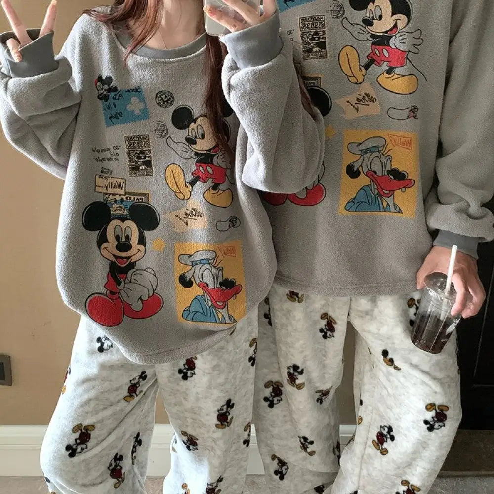 チェック ビーズファー カップル パジャマ レディース 秋冬 厚手 キャラクター 珊瑚フリース メンズ ホームウェア セットアップ 暖かい 柔らかい 保温 快適 おしゃれ ルームウェア 自宅用 リラックス 着心地 ナチュラル ゆったり