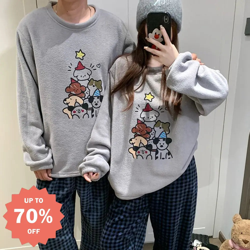 チェック ビーズファー カップル パジャマ レディース 秋冬 厚手 キャラクター 珊瑚フリース メンズ ホームウェア セットアップ 暖かい 柔らかい 保温 快適 おしゃれ ルームウェア 自宅用 リラックス 着心地 ナチュラル ゆったり ID2697