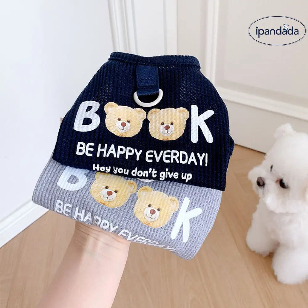 ID570 春 ペット チョッキ 子犬 猫用 おしゃれ 柔らかい 快適 ゴム入り ビションフリーゼ トイプードル シュナウザー 小型犬服 ペット用品＞ウェア