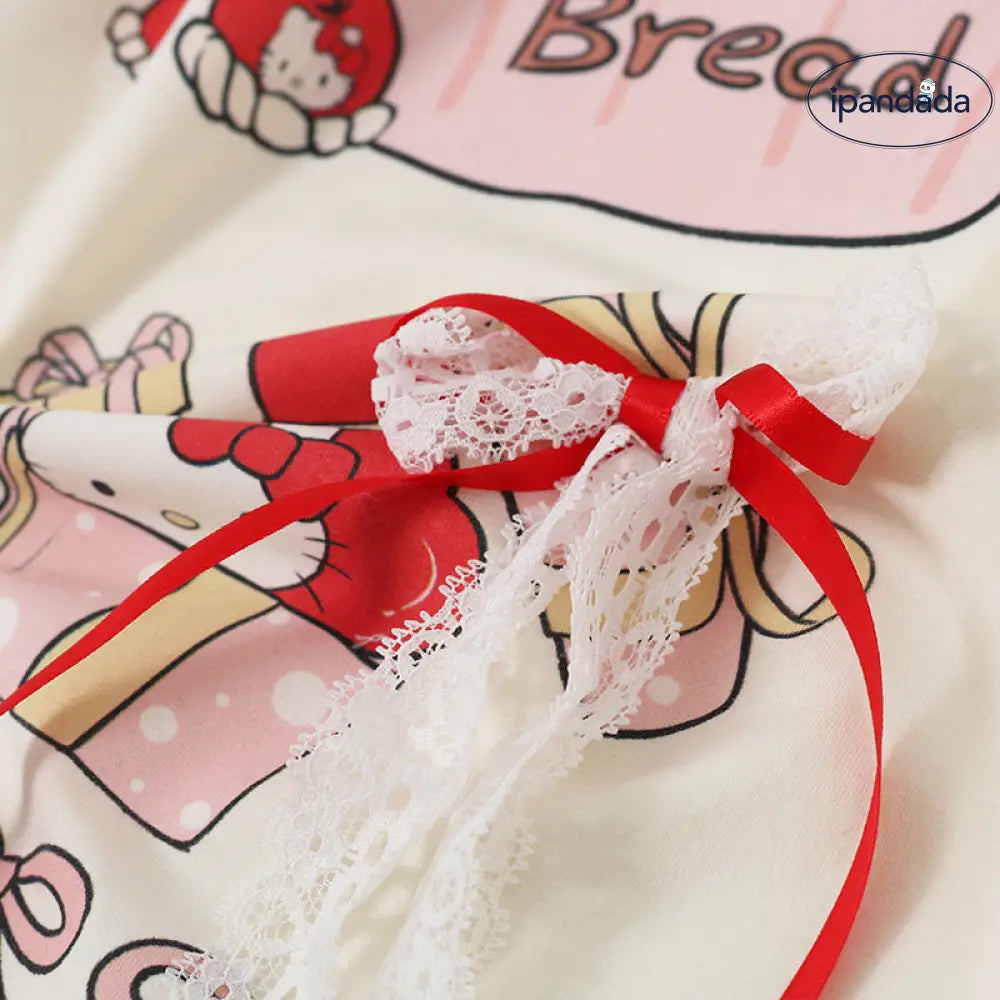 春秋 新作 カートゥーン 猫柄 パジャマ レディース セットアップ 2点セット ゆったり 部屋着 寝巻 ルーズ 丸首 可愛い ルームウェア 長袖 長ズボン セット ID4597 レディース＞セットアップ