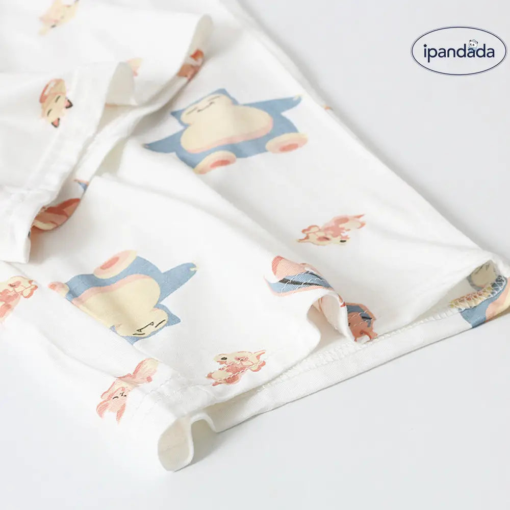 ID1507 春 夏 可愛い 日本風 モダール パジャマセット レディース 半袖 ショートパンツ ロングパンツ ゆったり ルームウェア 2点セット
