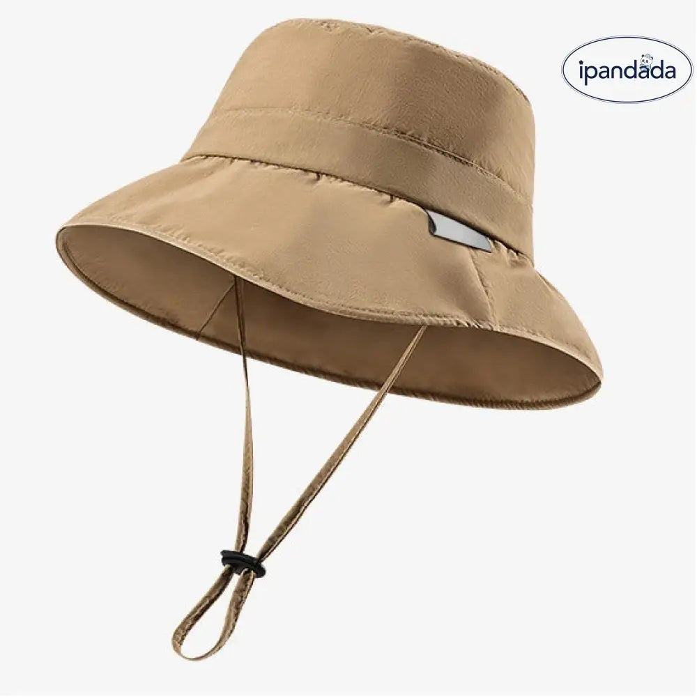ID1438 春夏用 紫外線防止 日よけ帽子 男女兼用 フィッシングハット アウトドア 登山用 防水 通気性 大きなつば