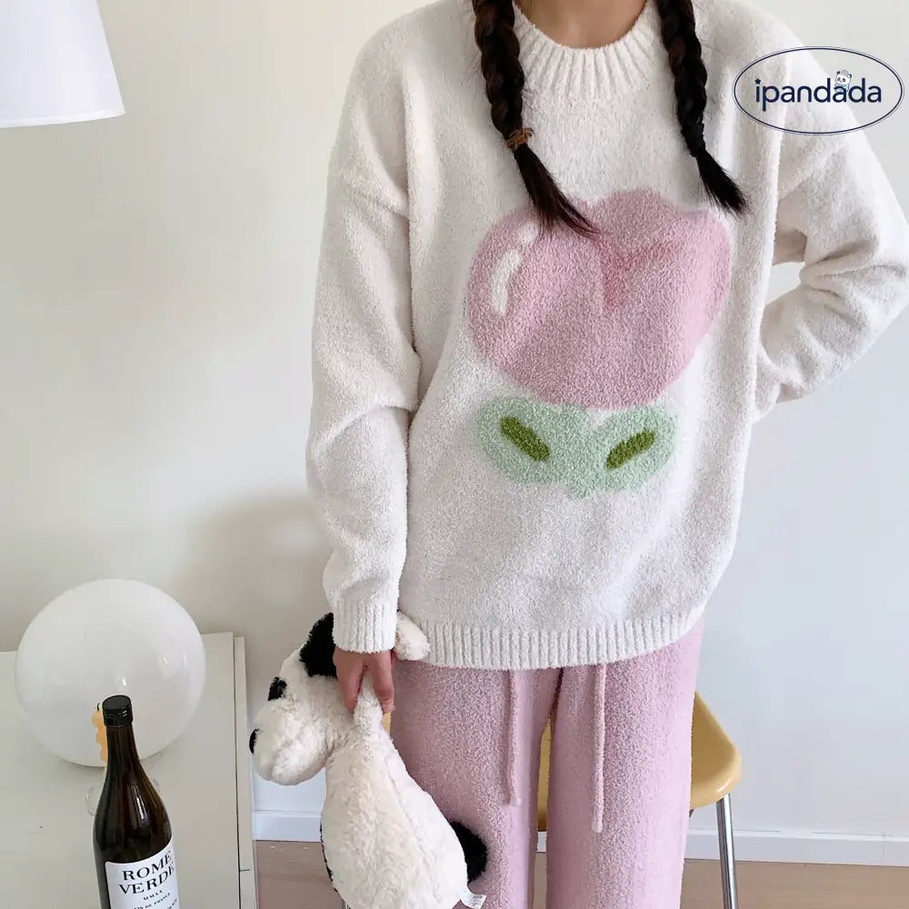 チューリップ 花柄 パジャマ レディース かわいい あったかい ルームウェア やわらかい 春 秋 もこもこ 長袖 婦人 レディース＞セットアップ