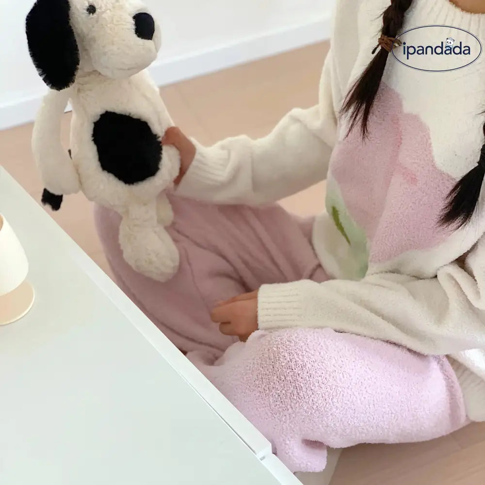 チューリップ 花柄 パジャマ レディース かわいい あったかい ルームウェア やわらかい 春 秋 もこもこ 長袖 婦人 レディース＞セットアップ