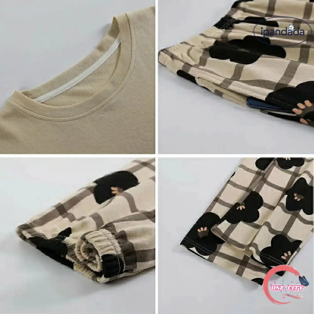 大きいサイズ 薄手 春夏用 春秋用 春 かぶり 綿 長袖 上下セット ルームウェア レディース パジャマ ID3982