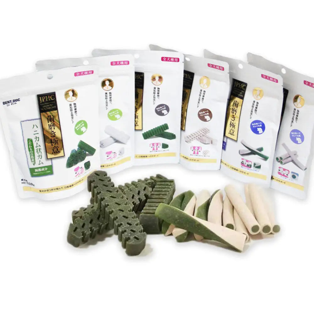 ID1115 DentDoc 犬用 口腔ケア チキン&ビーフ シャーク軟骨配合 歯石除去 消臭効果 蜂の巣構造 犬用デンタルスティック りんご味110g ハニカム構造 りんご味（110g） ペット用品＞ペットおやつ