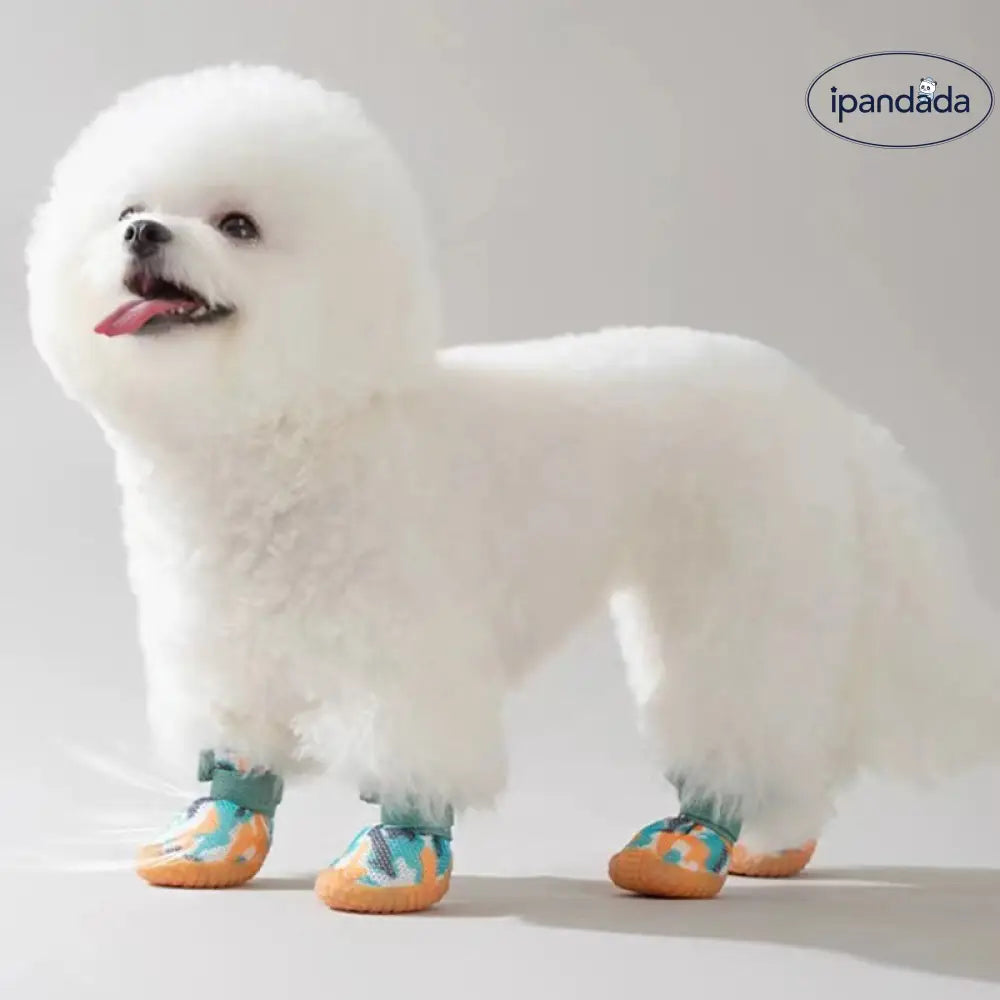 ID876 ドッグシューズ 夏 犬 靴 犬用靴 犬の靴 散歩 犬 くつ 犬用ブーツ ペット用品 犬 汚れ防止 防水 柔らかい ケガ防止 保護シューズ ペットグッズ 犬 滑り止め ペット用品 メッシュ 怪我 介護 靴 履かせやすい